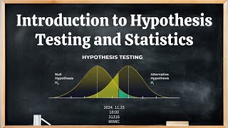 Introduction to Hypothesis Testing and Statistics