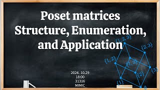 Poset matrices Structure_Enumeration and Application