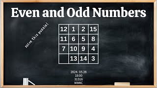 Parity_Even and Odd Number