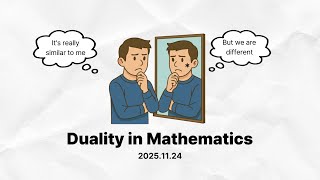 Duality in Mathematics