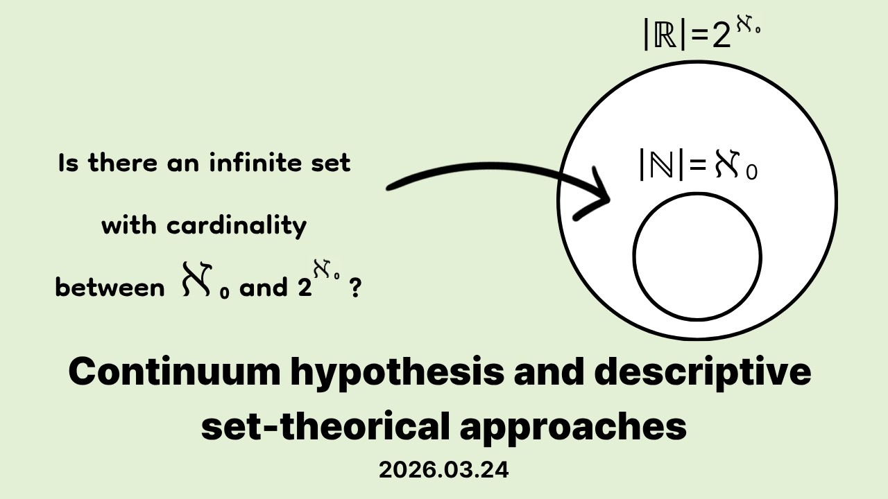 Continuum Hypothesis and Descriptive Set-theorical Approaches thumbnail